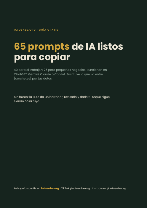Portada del PDF de 65 prompts de IA